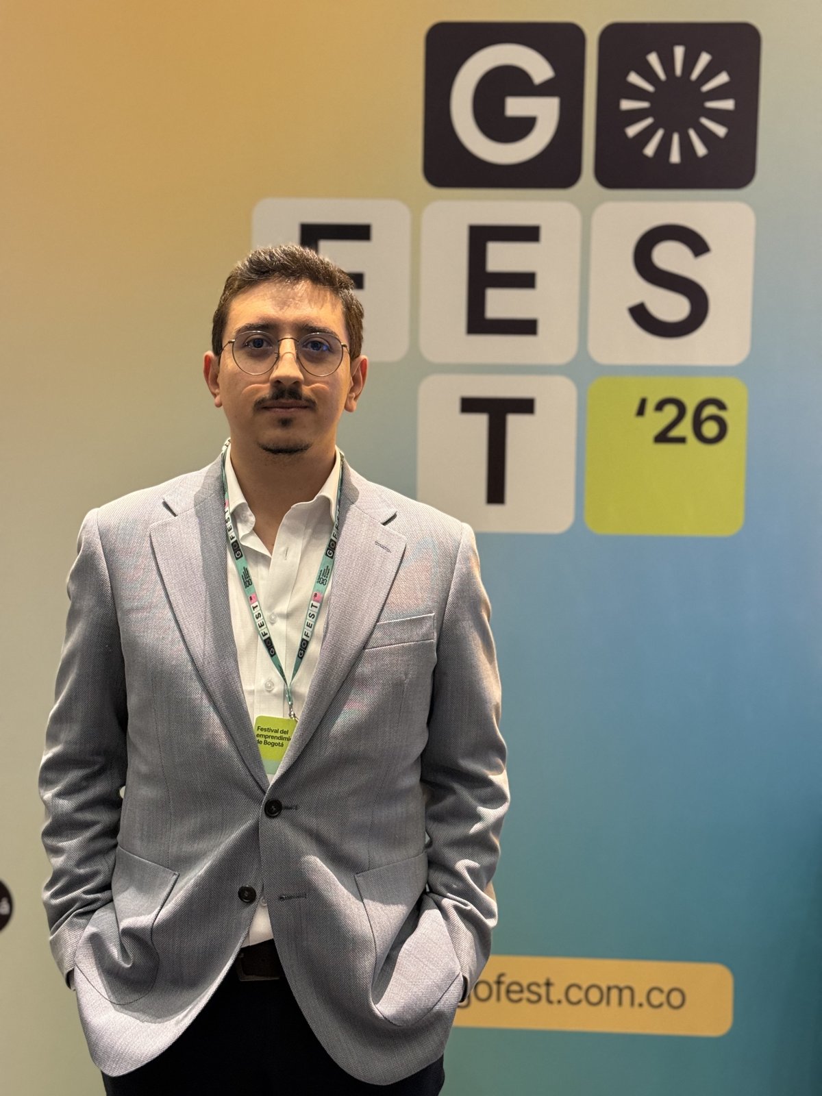 Miembro del equipo de Startti en el espacio de marca de GOFest 2026.